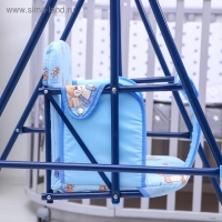 Качели детские напольные &laquo;Ветерок&raquo;, цвет синий,рисунок МИКС