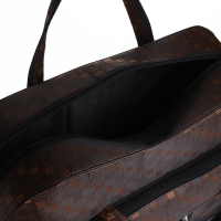 Сумка дорожная на молнии, наружный карман, длинный ремень, цвет коричневый Сумка дорожная на молнии, наружный карман, длинный ремень, цвет коричневый