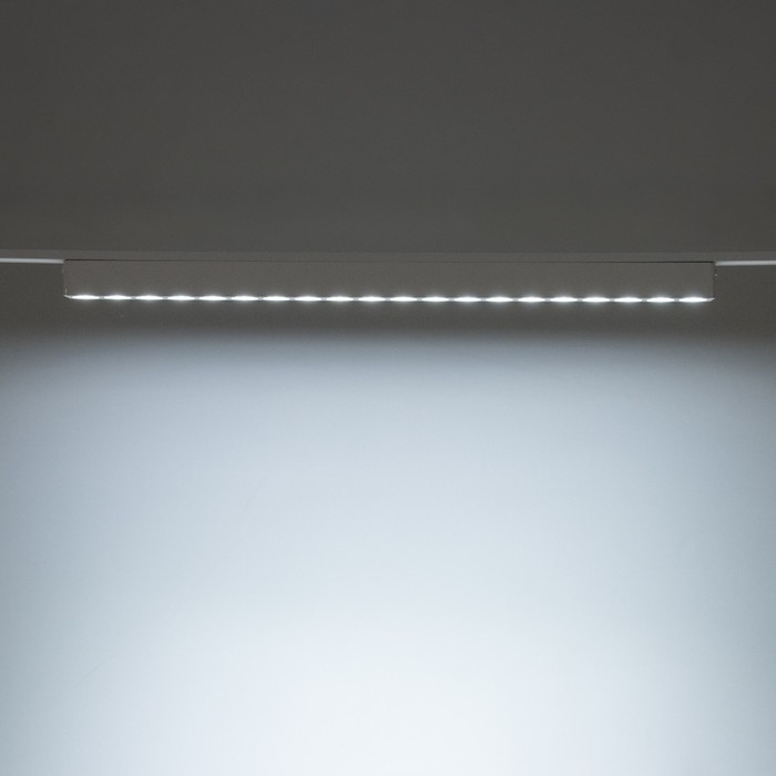 Светильник трековый ULTRA Светильник трековый ULTRA "Линза" LED 24Вт 3000K-5700К CRI90 белый 44,5х2,6х2,4см