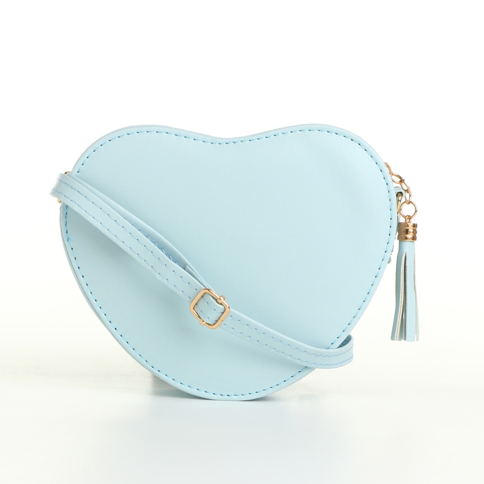 Сумка детская для девочки на молнии &laquo;Выбражулька&raquo;, цвет голубой