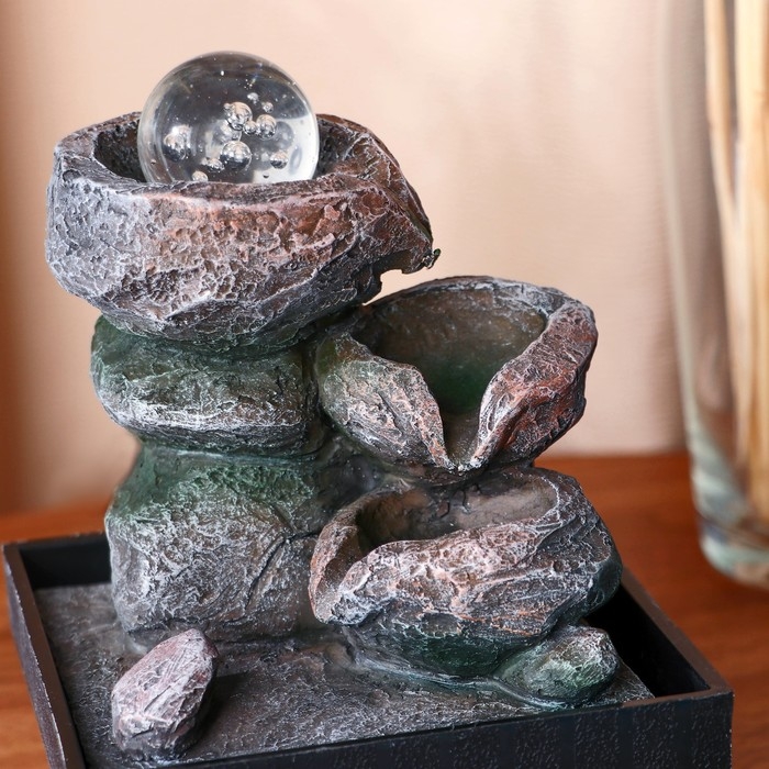 Фонтан Фонтан "Броук" 14х14х19 см (с подсветкой)