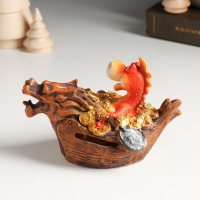 Копилка полистоун "Дракоша на лодке-драконе" МИКС 12х6,8х7,8 см Копилка полистоун "Дракоша на лодке-драконе" МИКС 12х6,8х7,8 см