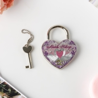 Замок свадебный с ключом «Любовь навсегда». Замок свадебный с ключом «Любовь навсегда».