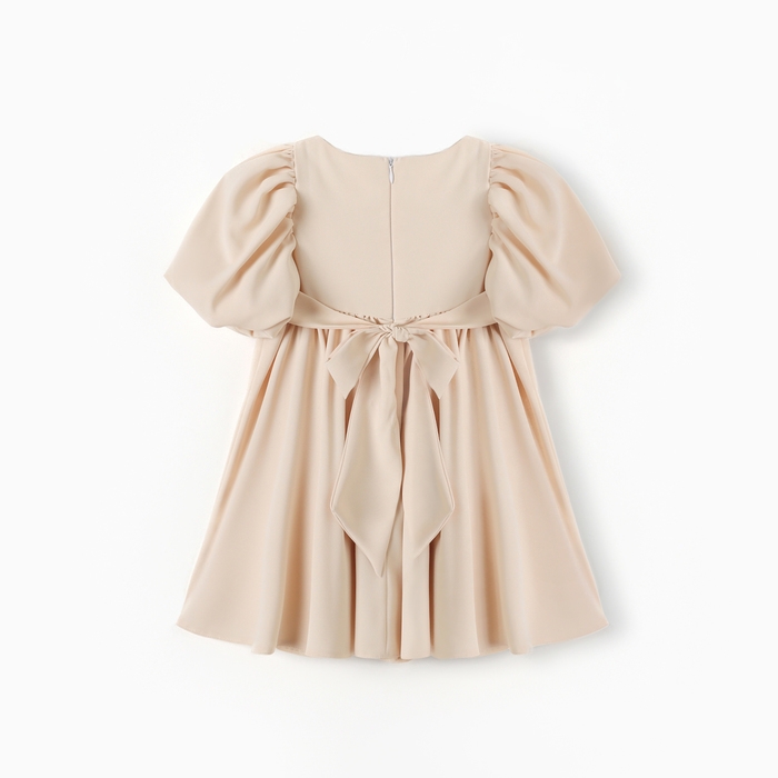 Платье для девочки, MINAKU :Party Dress, цвет молочный, рост 122 см