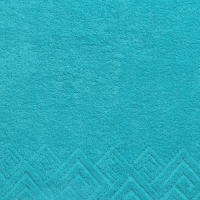 Полотенце махровое &laquo;Poseidon&raquo; цвет бирюза, 100х150