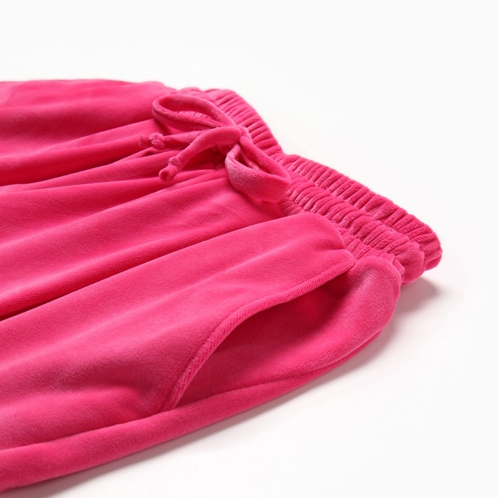 Костюм детский (свитшот, брюки) KAFTAN Plushy р.36 (134-140), фуксия