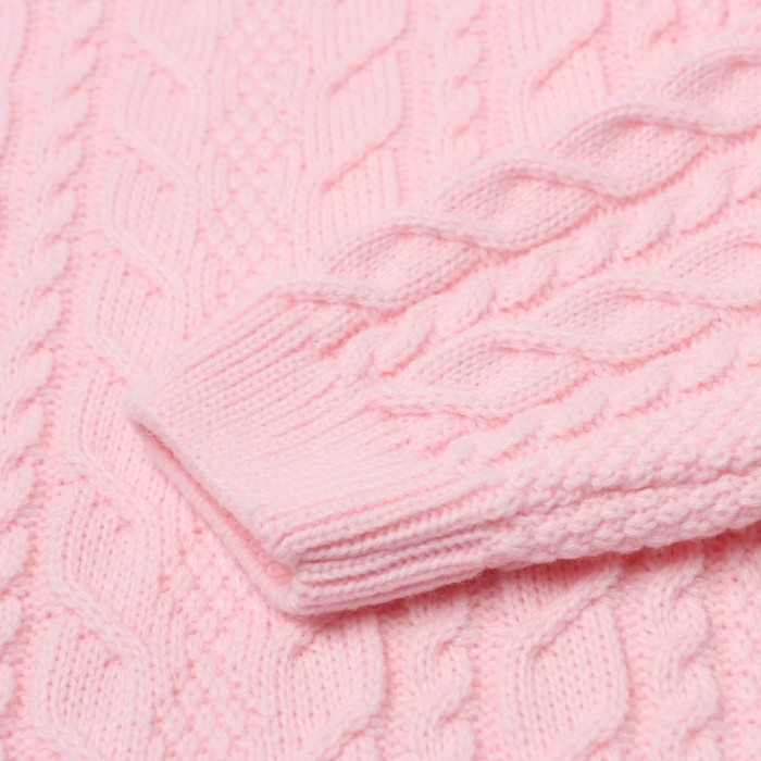 Свитер детский, цвет розовый, рост 92-98 см
