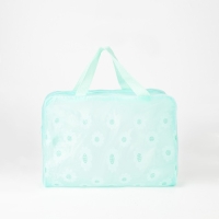 Косметичка на молнии, цвет зелёный Косметичка на молнии, цвет зелёный