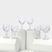 Набор стеклянных фужеров для белого вина Bistro, 175 мл, h=13 см, 6 шт Набор стеклянных фужеров для белого вина Bistro, 175 мл, h=13 см, 6 шт