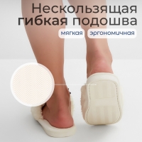 Тапочки женские с открытым носом, размер 40-41, синий бант Тапочки женские с открытым носом, размер 40-41, синий бант