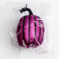 Декор &laquo;Тыква&raquo;, в фиолетовом цвете, 9,5 &times; 9,5 &times; 12 см