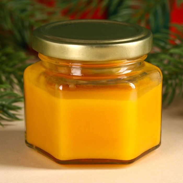 Подарочный набор новогодний &laquo;Зимняя сказка&raquo;: травяной чай , мёд кремовый с апельсином