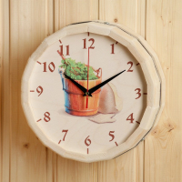 Часы банные бочонок "Добропаровъ. Банные штучки" Часы банные бочонок "Добропаровъ. Банные штучки"