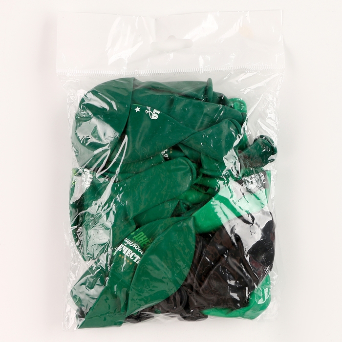 Воздушный шар латексный 12 Воздушный шар латексный 12" «С 23 февраля. Защитник отечества», пастель, 25 шт., МИКС