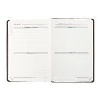 Ежедневник датир 2025г А5 176л ESCALADA, тв обл, иск кожа, бл тис,ляс,кр бл 70г/м2,кор-ый