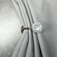 Крючок для штор KS008, однорожковый, цвет хром Крючок для штор KS008, однорожковый, цвет хром