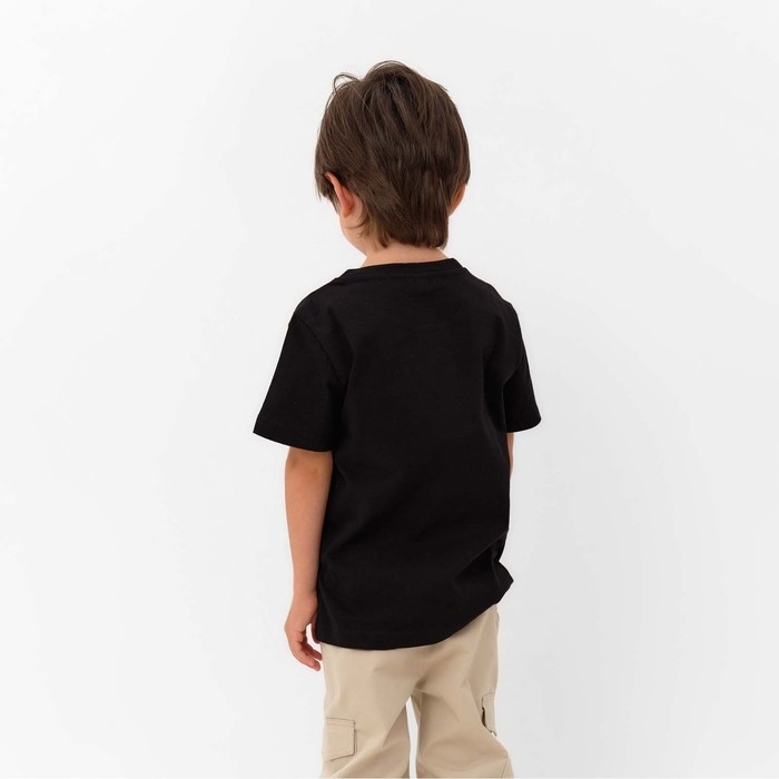 Футболка детская Disney "Mickey Mouse", рост 110-116 (32), чёрный