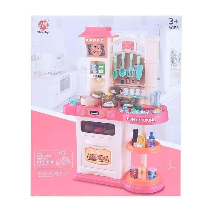 Игровой набор &laquo;Весело готовим&raquo; с аксессуарами, свет, звук, бежит вода из крана