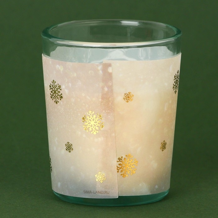 Новогодняя свеча в стакане «Новый год: С Новым годом!», аромат шоколад Новогодняя свеча в стакане «Новый год: С Новым годом!», аромат шоколад