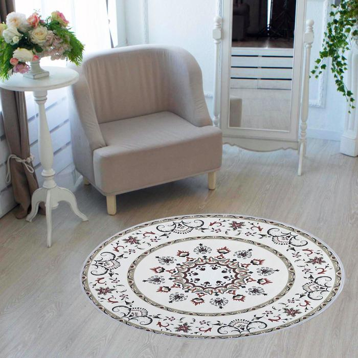 Ковер Этель &laquo;Узоры&raquo; d=120 см, 700г/м2