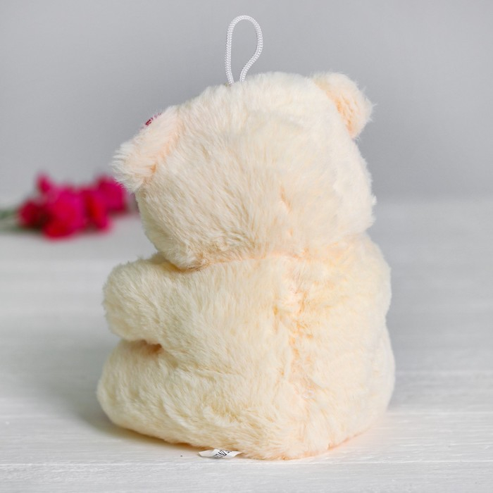 Мягкая игрушка &laquo;Мишутка с сердцем&raquo;, цвет красный