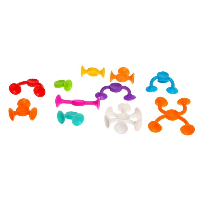 Конструктор &laquo;Забавные присоски&raquo;, 56 деталей