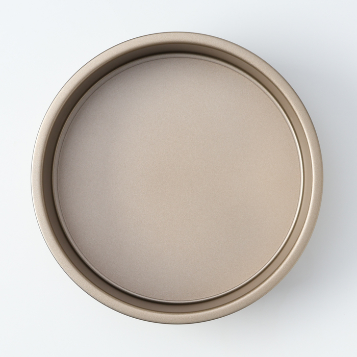 Форма для выпечки Доляна «Круг. Рэнди», 21,5×6,5 см, съёмное дно, антипригарное покрытие, цвет золотой Форма для выпечки Доляна «Круг. Рэнди», 21,5×6,5 см, съёмное дно, антипригарное покрытие, цвет золотой