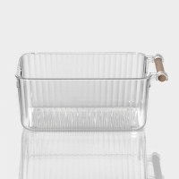 Контейнер для хранения с ручкой LaDо́m &laquo;Кристалл&raquo;, 28,5&times;15,3&times;11 см, цвет прозрачный