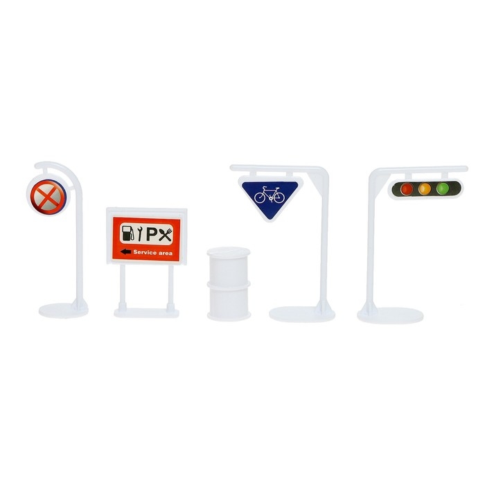 Игровой набор «Аэропорт», 2 самолёта, дорожные знаки Игровой набор «Аэропорт», 2 самолёта, дорожные знаки