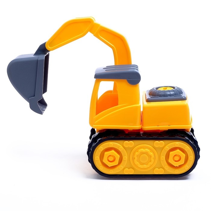 Конструктор &laquo;Экскаватор&raquo; с электрическим шуруповёртом, 22 детали