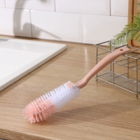 Ёршик для посуды двойной Доляна, 31&times;6 см, цвет МИКС