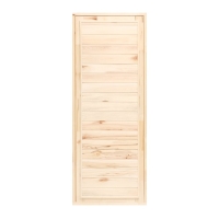 Дверь для бани и сауны "Эконом", ЛИПА 180&times;70см