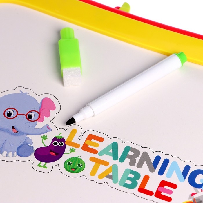 Развивающий столик &laquo;Играй и учись&raquo;, цвет красный