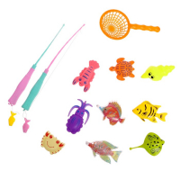Рыбалка &laquo;Морские обитатели&raquo; 9 рыбок, 2 удочки, сачок
