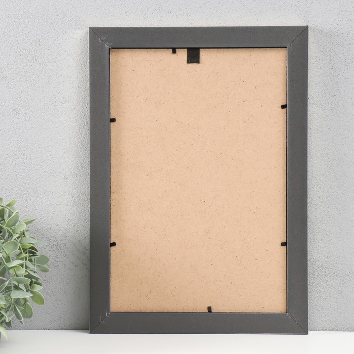 Фоторамка пластик МИРАМ 20х30 см, 651622 серебро (пластиковый экран)