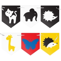 Контрастные картинки для новорождённых «Животные», 10 карт, 0+ Контрастные картинки для новорождённых «Животные», 10 карт, 0+