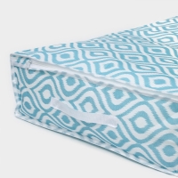 Кофр для хранения вещей Доляна «Лагуна» с ПВХ-окном, 45×30×20 см, цвет бирюзовый Кофр для хранения вещей Доляна «Лагуна» с ПВХ-окном, 45×30×20 см, цвет бирюзовый