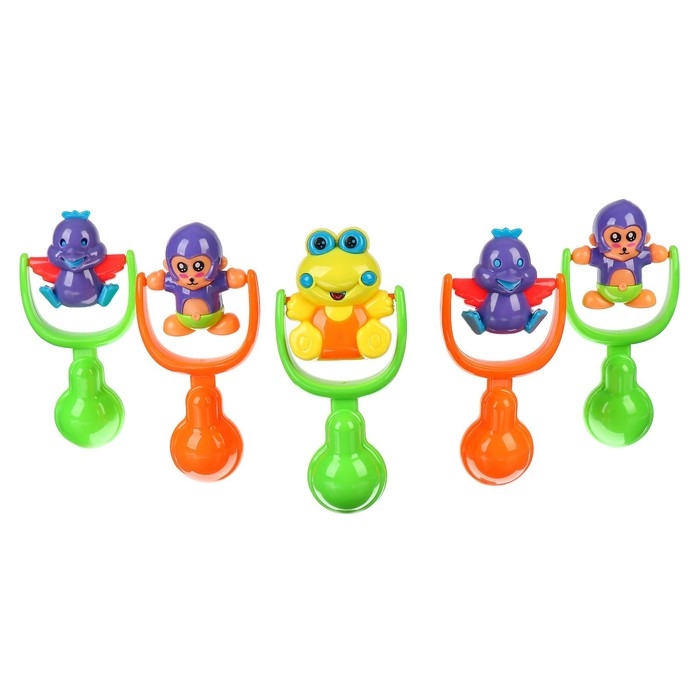 Погремушка &laquo;Зверята&raquo;, виды МИКС, Крошка Я