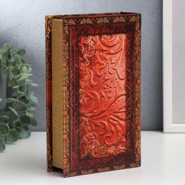 Сейф-книга дерево, кожзам Сейф-книга дерево, кожзам "Замочная скважина" 21х13х5 см