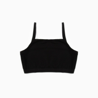 Топ для девочки, цвет черный, р-р 32