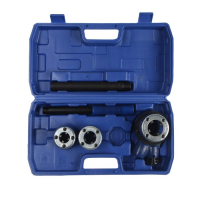 Набор клуппов трубных ТУНДРА, 1/2"-3/4"-1" + трещотка, рукоять, удлинитель, 6 предметов Набор клуппов трубных ТУНДРА, 1/2"-3/4"-1" + трещотка, рукоять, удлинитель, 6 предметов