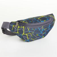 Сумка поясная детская на молнии, цвет серый Сумка поясная детская на молнии, цвет серый