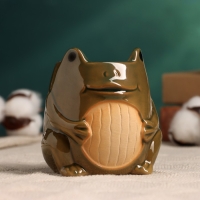 Горшок "Лягушка" зеленый, 8,5х8х9см Горшок "Лягушка" зеленый, 8,5х8х9см