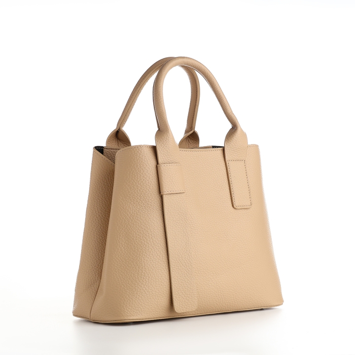 Сумка женская на молнии, TEXTURA, средний размер, цвет бежевый Сумка женская на молнии, TEXTURA, средний размер, цвет бежевый