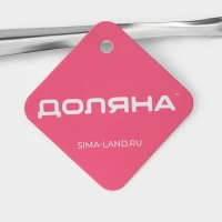 Сито для снятия пены Доляна &laquo;Металлик&raquo;, 30&times;13 см, цвет серебристый