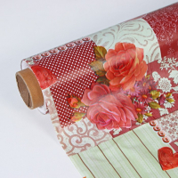 Клеёнка на стол Доляна, на нетканой основе, ширина 137 см, общая толщина 0,19 мм, рулон 20 м Клеёнка на стол Доляна, на нетканой основе, ширина 137 см, общая толщина 0,19 мм, рулон 20 м