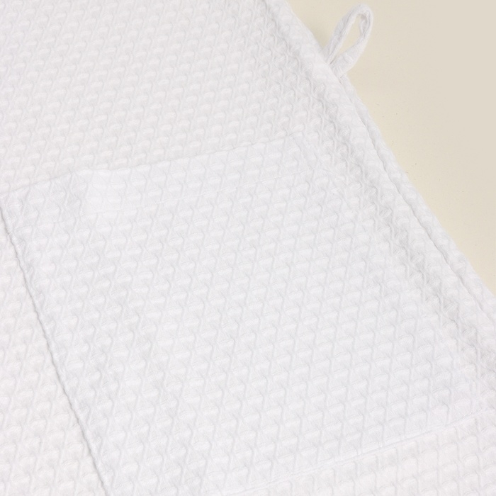 Халат вафельный мужской SL HOME: Waffle "Блан де Блан", размер XL, 100% хлопок, 320 г/м2