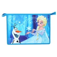 Папка пластиковая для тетрадей А4, на молнии, Холодное сердце Папка пластиковая для тетрадей А4, на молнии, Холодное сердце