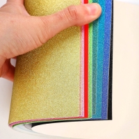 Картон цветной с блёстками, А4, 10 листов, 10 цветов, немелованный, односторонний, в пакете, 250 г/м², Тачки Картон цветной с блёстками, А4, 10 листов, 10 цветов, немелованный, односторонний, в пакете, 250 г/м², Тачки