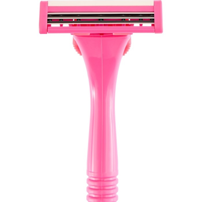 Станок для бритья женский, SUPER-MAX KWIK 3, многоразовый станок + 4 сменных картриджа с тройным лезвием